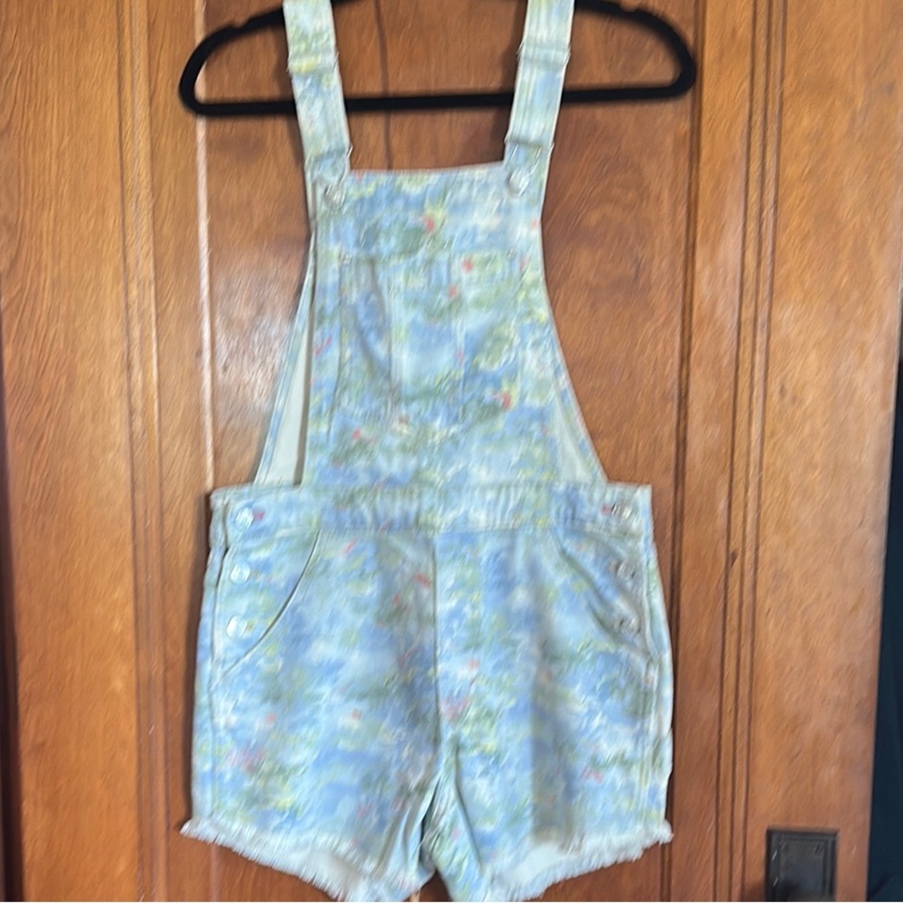Pilcro Blue Cargo Shorts Relaxed Fit